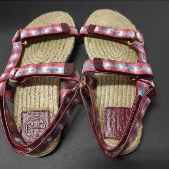 Tory Burch Sonda STRAPPY ESPADRILLE Bumper Sandal - Picture 3 of 6